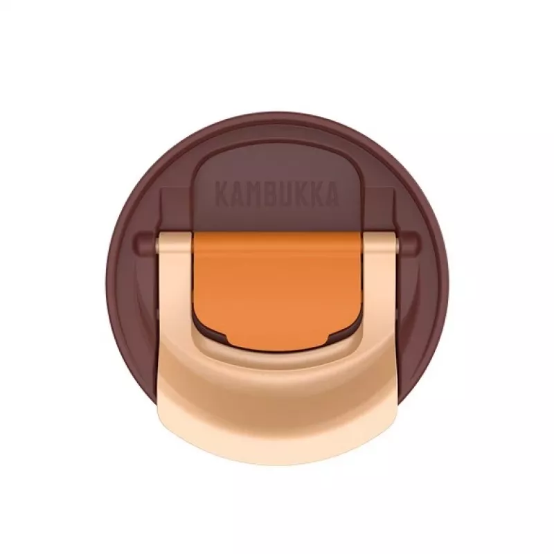 Copo térmico com palhinha telescópica Kambukka Rio Tumbler 950 ml Almond Dream
