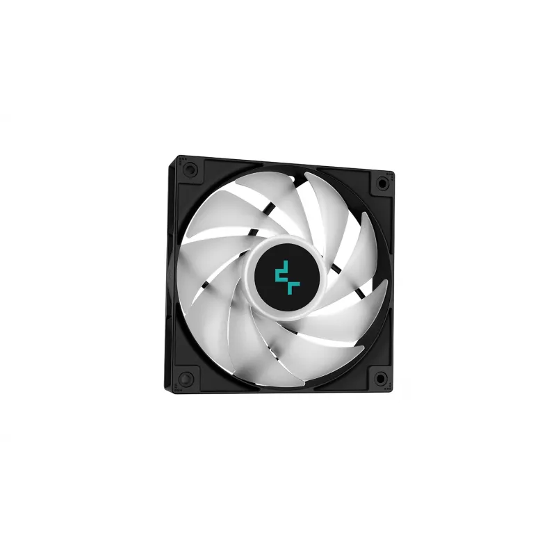 DeepCool LS520 SE AIO refrigeração líquida para CPU, 2 x 120 mm, ARGB, preto