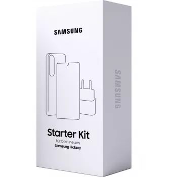 Kit inicial para Samsung Galaxy S26 Ultra – capa de proteção transparente, proteção de ecrã antirreflexo, carregador de 25 W