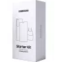 Kit inicial para Samsung Galaxy S26 Ultra – capa de proteção transparente, proteção de ecrã antirreflexo, carregador de 25 W