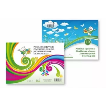 Bloco de desenho SMLT PS-20(80) A4 80 g/m² 20 folhas
