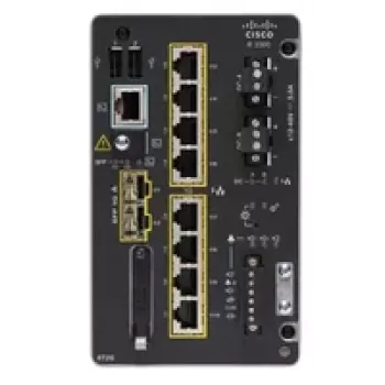 Cisco Catalyst IE3300 Switch com 8 GE Cobre + 2 GE SFP Módulo