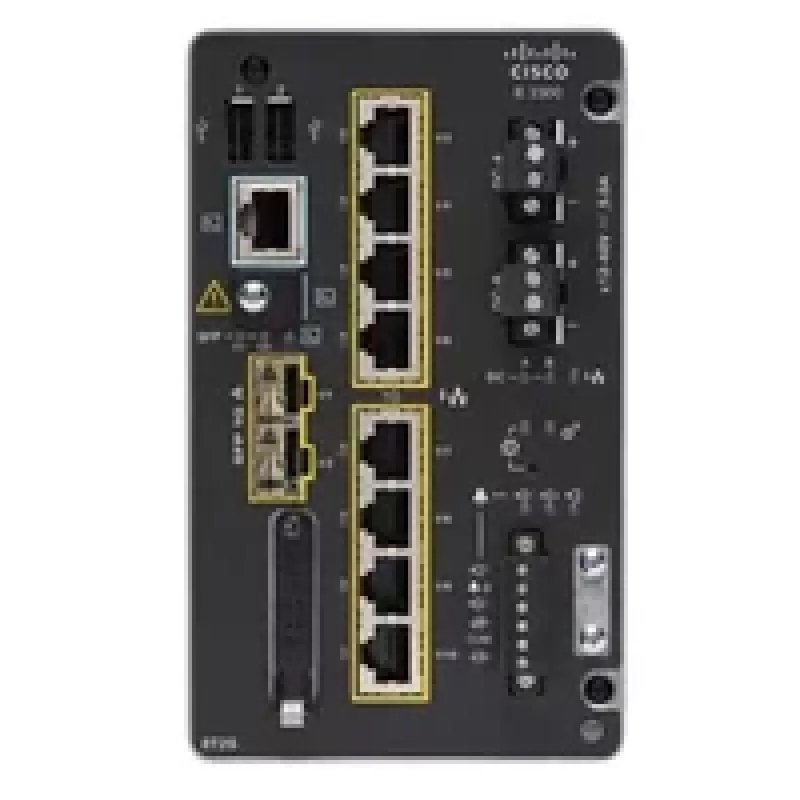 Cisco Catalyst IE3300 Switch com 8 GE Cobre + 2 GE SFP Módulo
