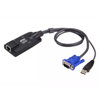 ATEN Cabo adaptador KVM USB - VGA para Cat5e/6 (módulo CPU), com suporte Virtual Media