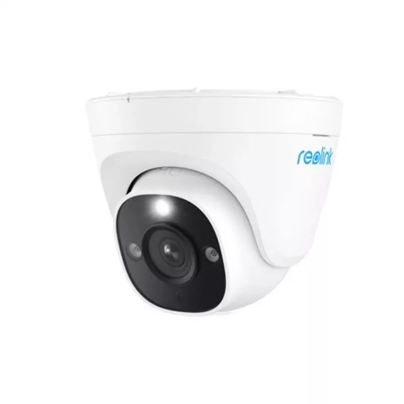 Reolink P344 câmara de segurança IP dome PoE 12 MP, 4512x2512, objetiva de 4 mm, PoE/12 V DC, IP66, visão noturna a cores, áudio bidirecional, 100°x50°, branca
