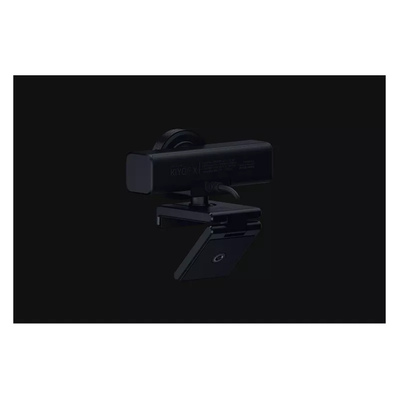 Webcam Razer Kiyo V2 X, 1440p @ 60 FPS, focagem automática, grande angular - preto
