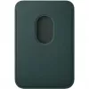 Apple iPhone carteira FineWoven com MagSafe – verde-escuro