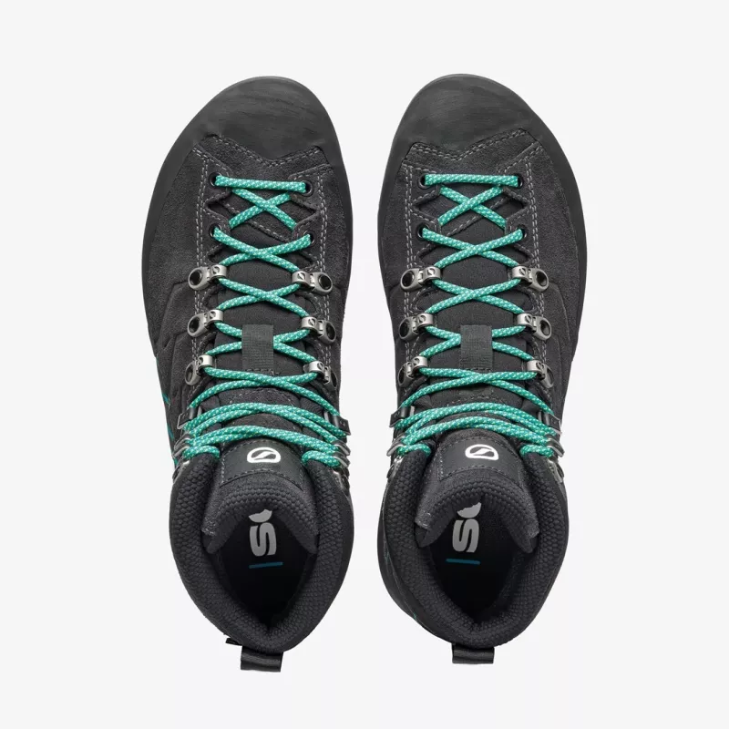 Sapato MESCALITO TRK GTX WOMAN, 38, Dark Anthracite - Tropical Green