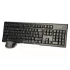 Conjunto de teclado e rato A4Tech 7100N RF Wireless QWERTY inglês preto