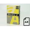 Papel colorido Double A, 80g, A4, 500 folhas, limão