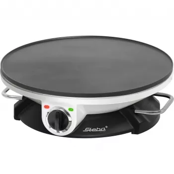 Steba CR 32 - placa para crepes - 1,2 kW - preto/branco