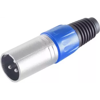 shiverpeaks BASIC-S BS55002-B Ficha XLR, azul