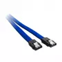 CableMod ModMesh - cabo SATA - Serial ATA 150/300/600 - SATA (M) para SATA (M) - 60 cm - azul (CM-CAB-SATA-N60KB-R)