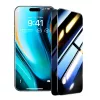 Película de proteção de ecrã com vidro de privacidade Torras Install Master para iPhone 16 Plus (modelo X00FX1563)