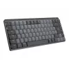 Logitech Master Series MX Mechanical Mini - Teclado - retroiluminado - Sem fios - Bluetooth LE - QWERTY - Nórdico (Dinamarquês/Finlandês/Norueguês/Sueco)