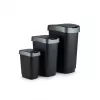 Rotho Twist balde do lixo rotativo 25 l, prateado