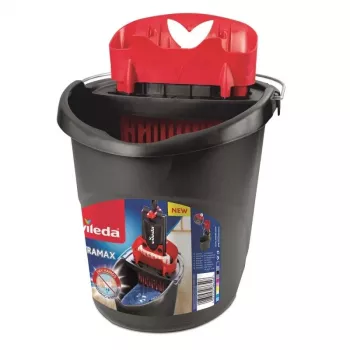 Balde com espremedor de mopa Vileda 157870 — preto, 10 L, compatível com Ultramax & Ultramax XL, 380×300×380 mm