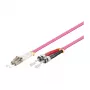 Cabo de rede de fibra ótica Duplex OM4 (Multimodo, 50/125) LC/ST, 5m, Good Connections® (LW-805LT4)
