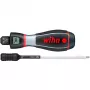 Chave de fendas dinamométrica multibit manual Wiha 36888 — Largura 40 mm, comprimento 134 mm, peso 373 g