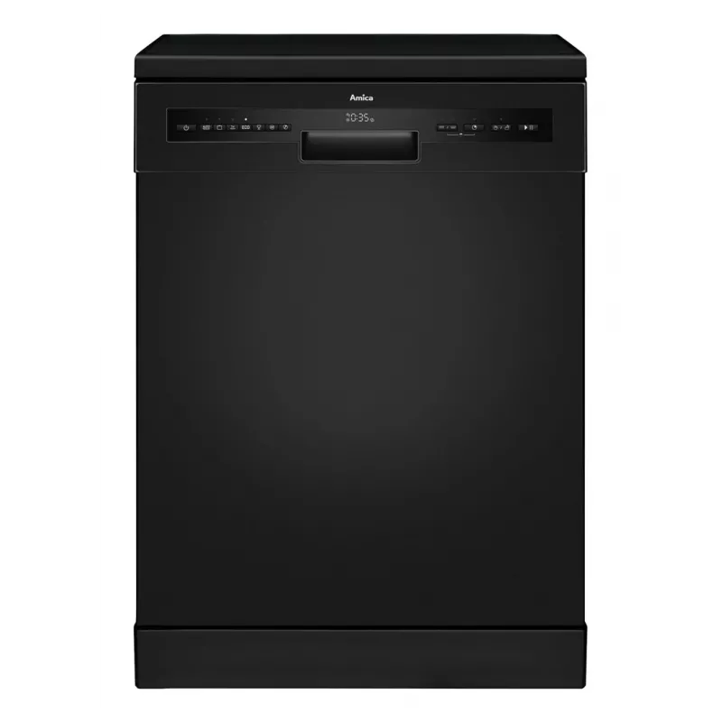 Máquina de lavar loiça de instalação livre AMICA MV 637 DCB — 14 conjuntos, tamanho grande 60 cm, motor inverter, 7 programas, 44 dB