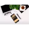 Capa para telemóvel man and wood para iPhone XR — parte traseira em madeira ébano branco, capa protetora