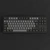 Teclado mecânico gaming AKKO Preto & Dourado 5087S, interruptores Akko V3 Cream Yellow Pro, iluminação RGB