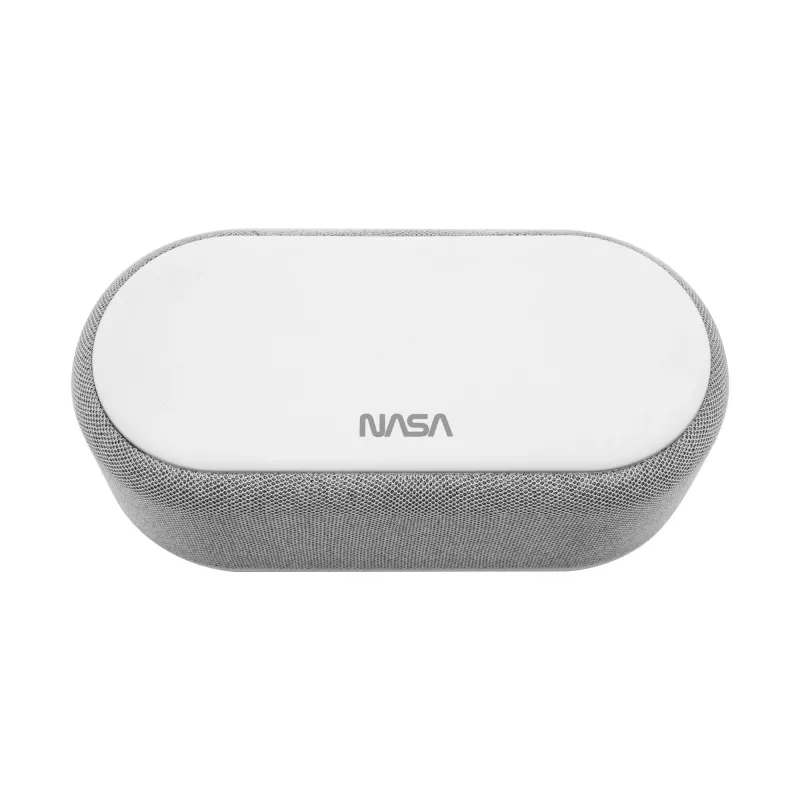 Coluna Bluetooth, despertador e carregador sem fios Nasa SPC400