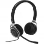 Headset com fios dual para empresas Plusonic 15.2P com portas USB e 3,5 mm, modelo 6208-15.2P