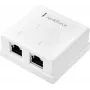 Renkforce adaptador de rede de superfície CAT 6 de 2 portas Branco (RF-4540914)