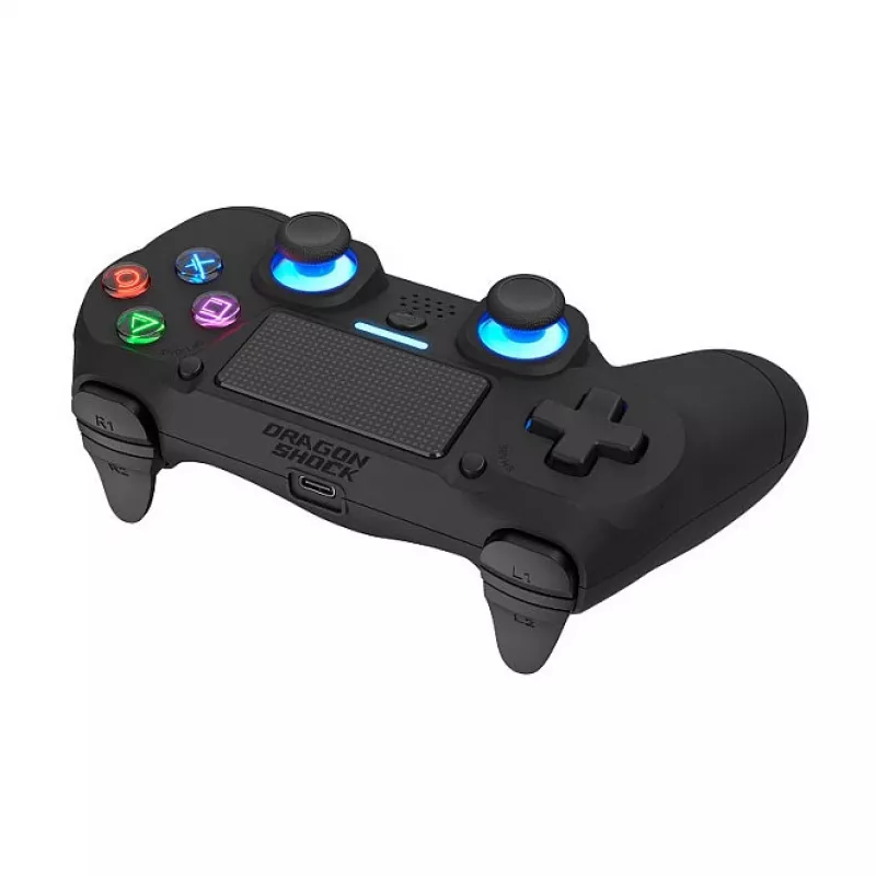 Comando Dragonshock Mizar+ Wireless preto PS4/PC