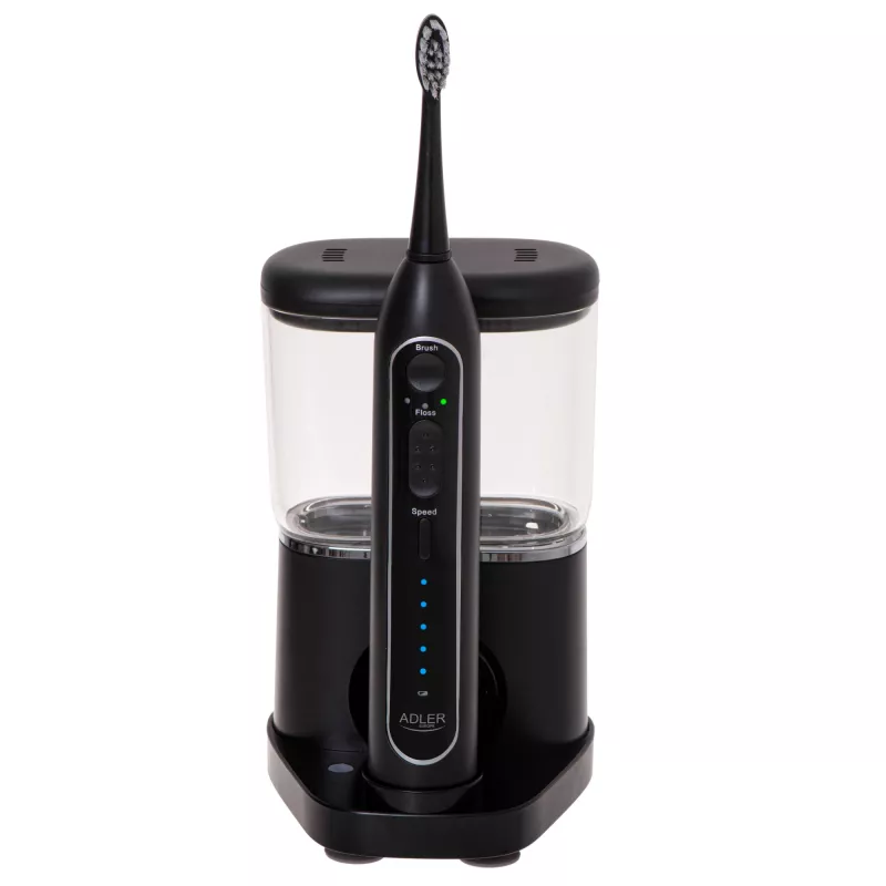 Adler AD 2180B escova de dentes elétrica escova de dentes sónica preto