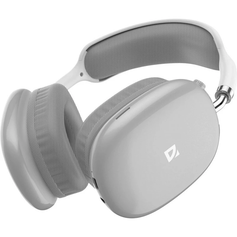 Defender FreeMotion B645 auscultadores Bluetooth on-ear, Bluetooth 5.3, USB-C, jack de 3,5 mm, microfone integrado, 20–20000 Hz, 105 dB, cinzentos
