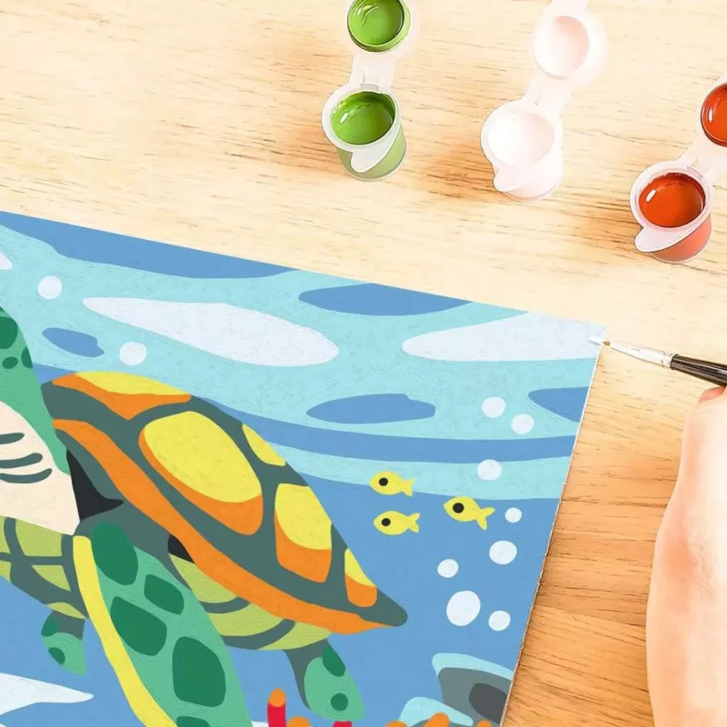 CreArt - Tartaruga Marinha, Pintar
