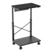 Suporte móvel para CPU com prateleira NanoRS, máx. 80 kg, altura ajustável 550–850 mm, RS430