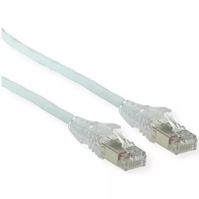 Datwyler - Cabo de patch - RJ-45 (M) para RJ-45 (M) - 2 m - SFTP, PiMF - CAT 6 - sem halogéneos - cinzento (21.05.0520)