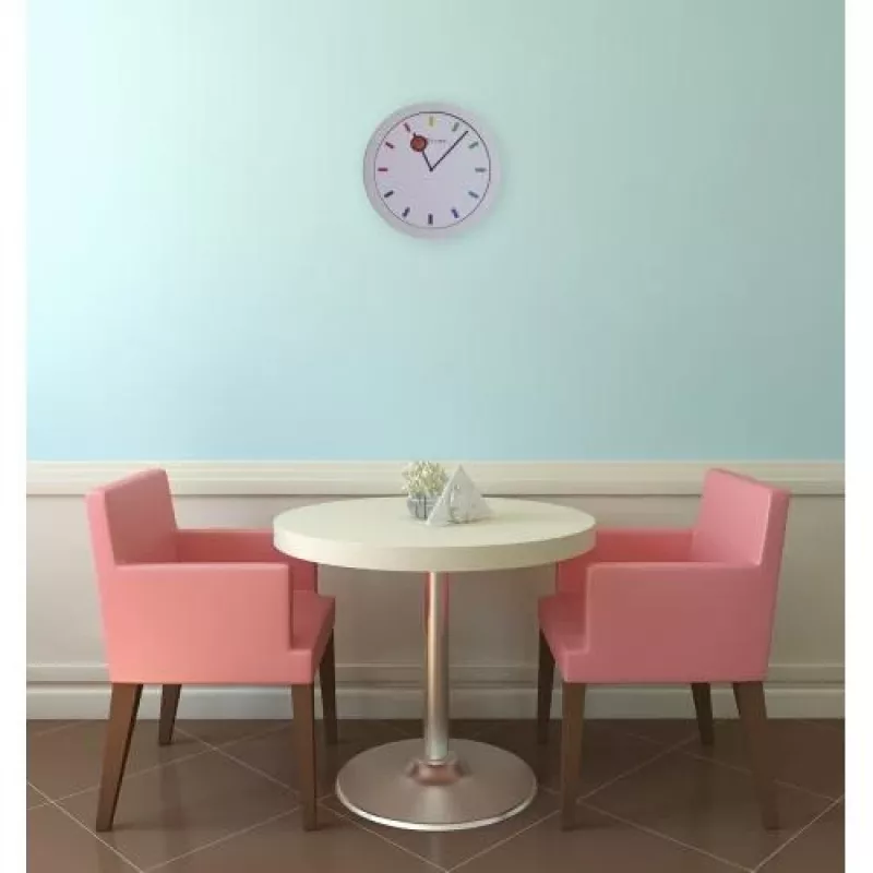 NeXtime Relógio 3048 Color Change, Ø28 cm, parede, branco/multicolor
