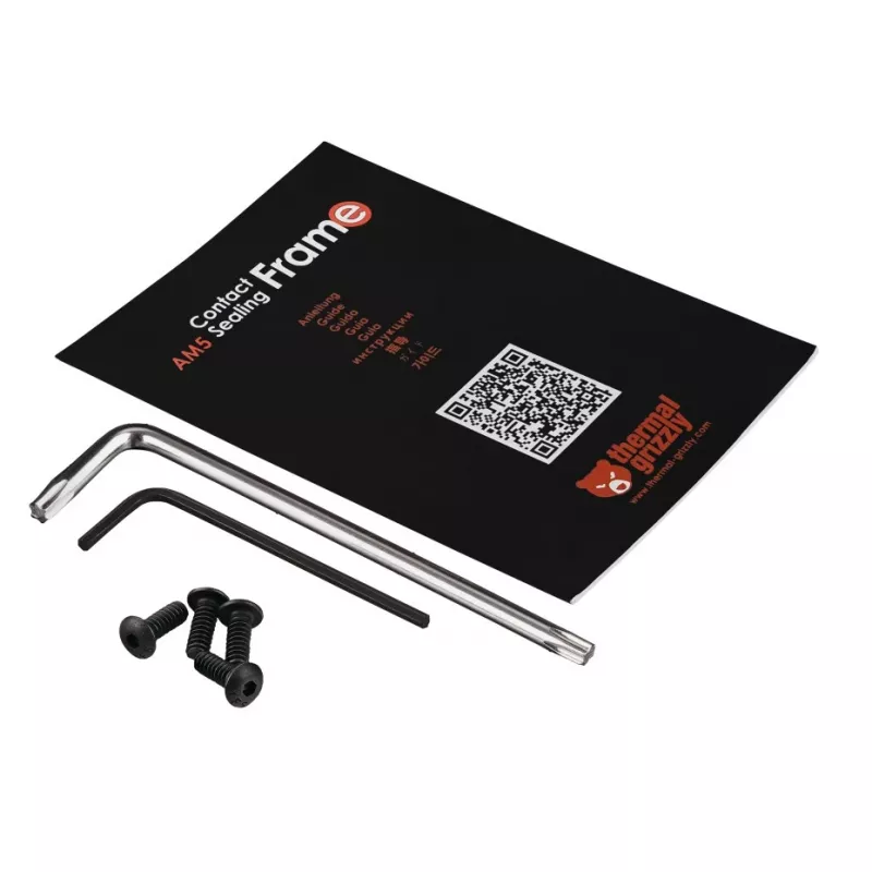 Kit de atualização de moldura Thermal Grizzly TG-CSF-AM5 alumínio preto