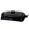 Grelhador elétrico de mesa Adler AD 6610, 3000 W, preto, grelha+placa retangulares de zonas duplas