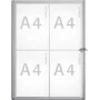 Maulextraslim - alumínio - vidro - plástico - alumínio - 655 x 491 x 27 mm - 4 x A4 (6820408)