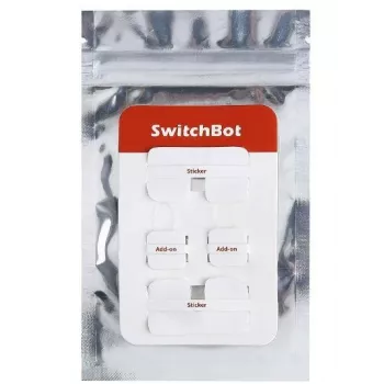 SwitchBot Add-On Sticker Wireless Control — autocolante add-on para casa inteligente (ADD-ONSTICKER)