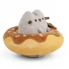 Mascote Pusheen in a Chocolate Donut