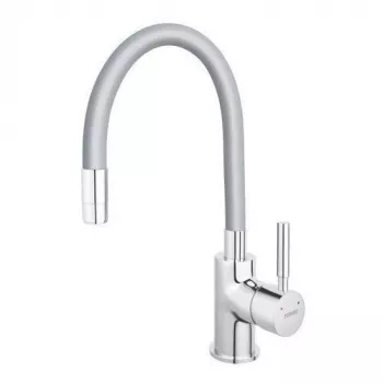 Torneira de cozinha Zorba BZR4S. Cinzento