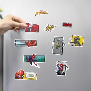 Ímanes de frigorífico Paladone design Spider-Man, conjunto de 6