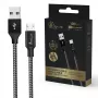 Cabo de carregamento Extralink Smart Life 15W USB-A para microUSB 100 cm PVC 5V 2,4A preto