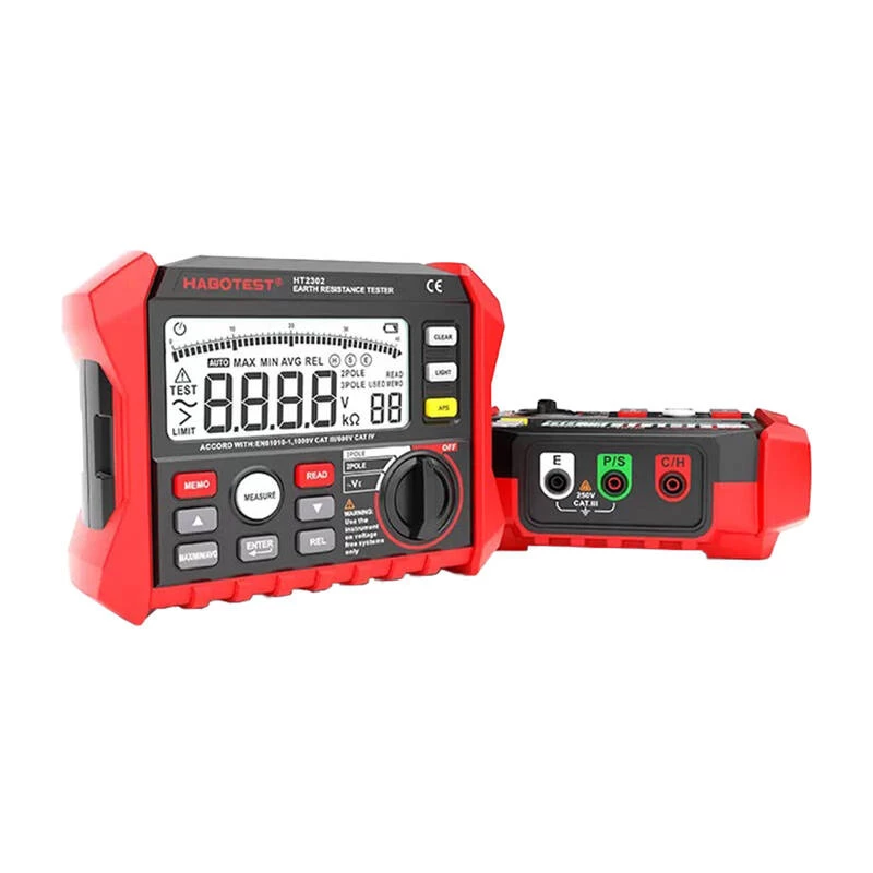 Testador digital de resistência de terra Habotest HT2302
