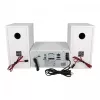 Micro-sistema de áudio doméstico BLAUPUNKT MS16BT 15 W, CD/USB/MP3, Bluetooth, FM RDS, branco