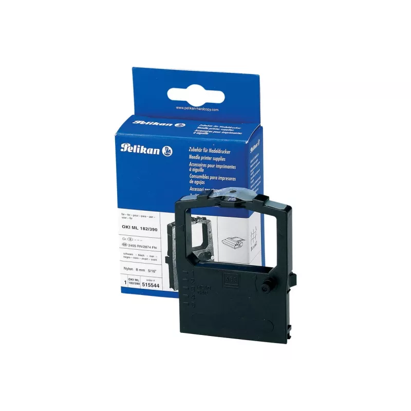 Pelikan preta - fita - para OKI Microline 182, 183, 184, 192, 193, 280, 320, 321, 33XX, 380, 385, 390, 391