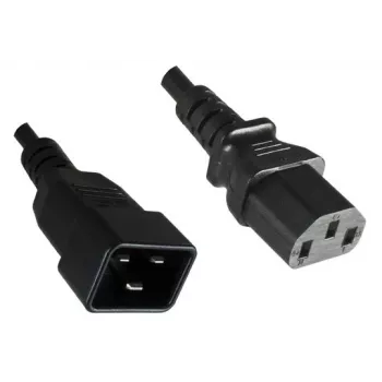 Microconnect PE030605 cabo de alimentação preto 0,5 m conector fêmea C13 conector fêmea C20