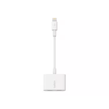 Belkin | Cabo Lightning Audio + Charge RockStar, 11,5 cm, branco | F8J198btWHT