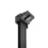 Cabo CableMod Basics Universal 12V 2x6, ficha de 90°, 16 pinos para 16 pinos - preto, 60 cm, Var. B